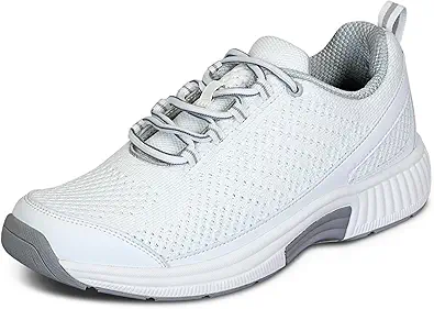 Orthofeet Women's Orthopedic Knit Coral Sneakers