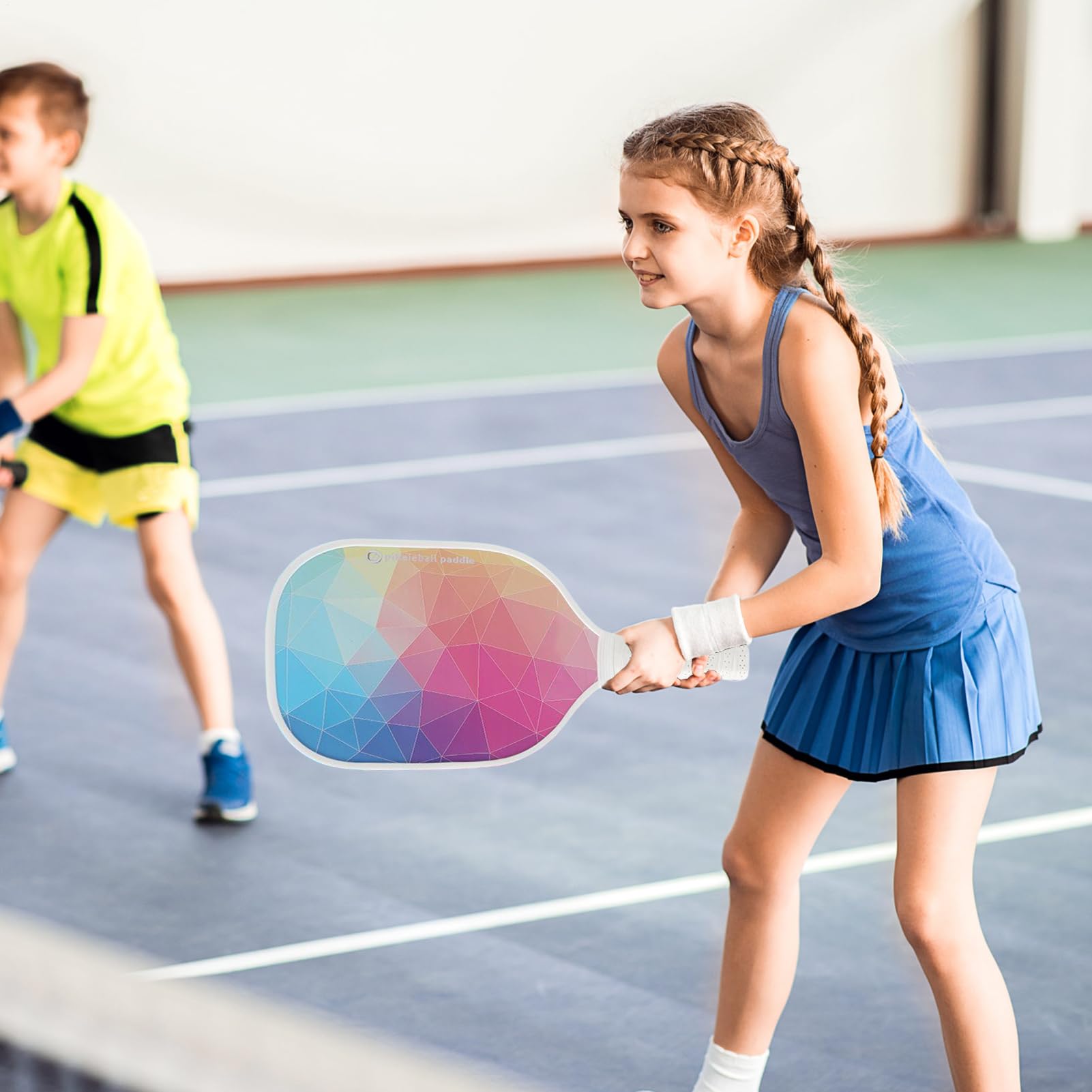Rakiety z kulką marynowaną dla dorosłych – 2-częściowe rakiety z wysokim odbiciem z torbą do przechowywania, sprzęt treningowy dla sportowców na boisku na imprezę do szkoły na świeżym powietrzu