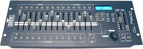 Miniatura 2 de Chauvet DJ Controlador OBEY70 Obey 70 Iluminación y niebla DMX-512 y cables de 10' y 25'