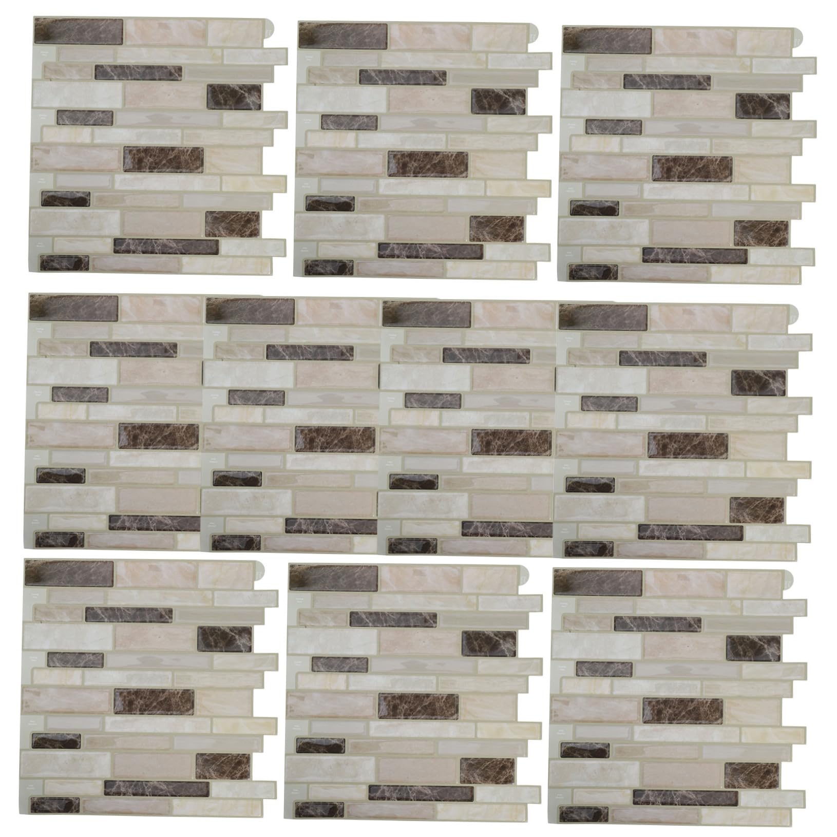 Autocollants carrelage PVC SHINEOFI | Rénovez sans travaux votre cuisine humide