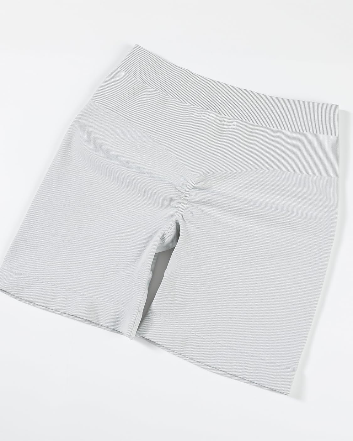 AUROLA Power Workout Shorts for Women Tummy Control Squat Proof Ribbed Thick Seamless Scrunch Active Short - Image 3