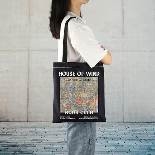 Miniatura 6 de ACOSF - Libro de lectura inspirado en novela de fantasía, libro de lectura para amantes de la casa de viento, valquiria, funda para libros de sala