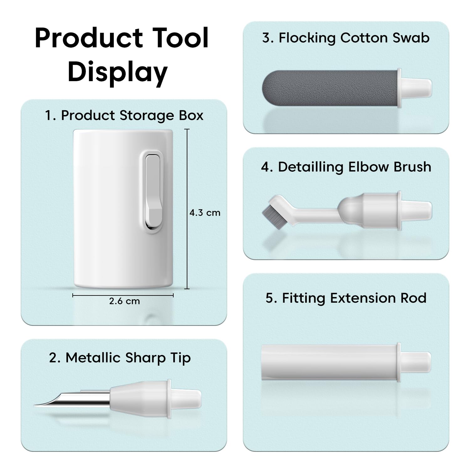 Electronics Cleaning Kit - 5 in 1 Multi-Tool -6 Electronics Cleaning Kit - 5 in 1 Multi-Tool -6