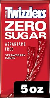 Sugar Free Strawberry Twizzlers 5 Ounce Theater Size Pack 1 Bag