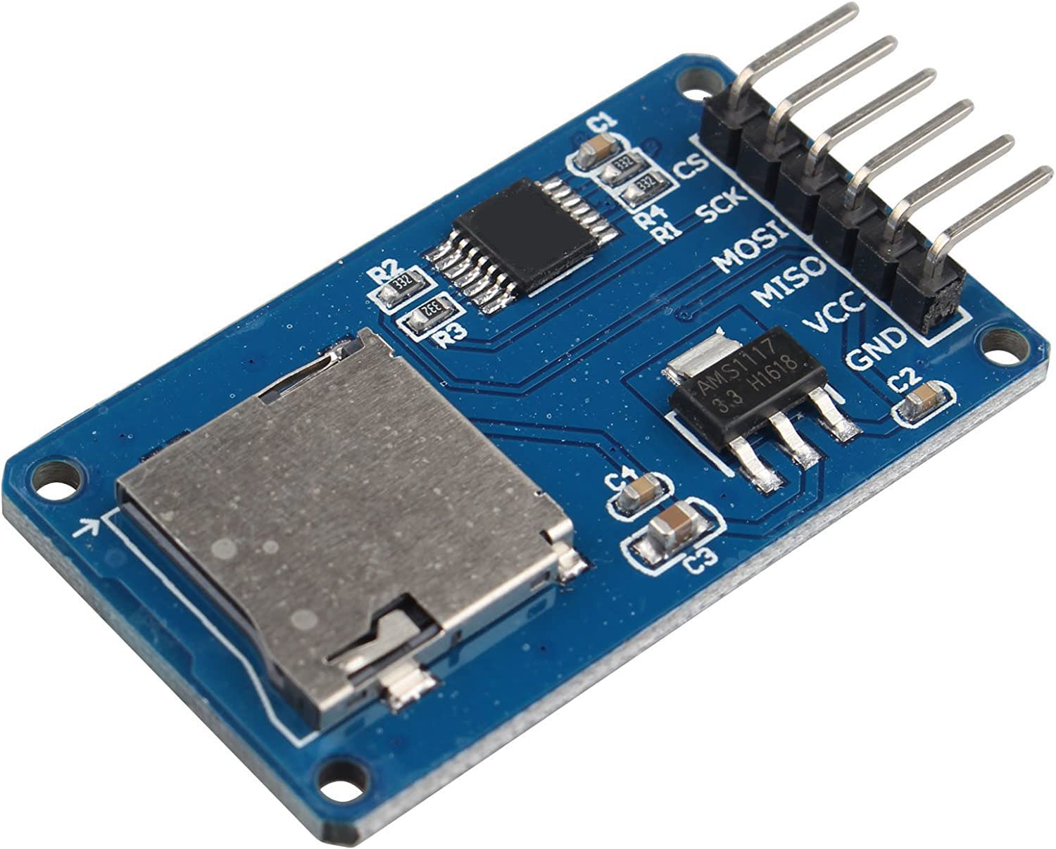 SPI 3 pcs Lecteur Carte mémoire Micro SD TF Carte mémoire Shield Module de Lecture écriture des données Compatible avec Arduino Raspberry Pi