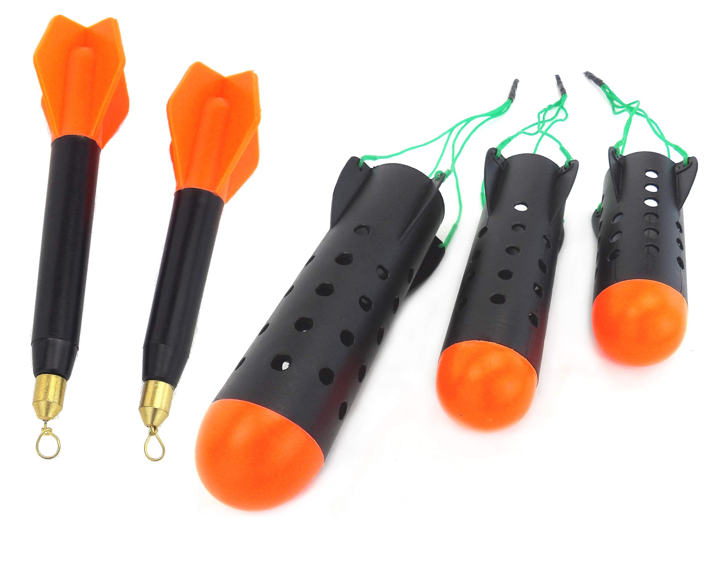 Hunter Pro 3pc Rocket Spod Set & 2pc Marker Float Set. Small, Med & Large Rocket Spod