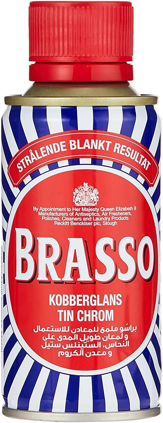 Brasso Multi-Purpose Metal Polish Brass, Copper, Stainless Steel Cleaner Liquid 200 Ml