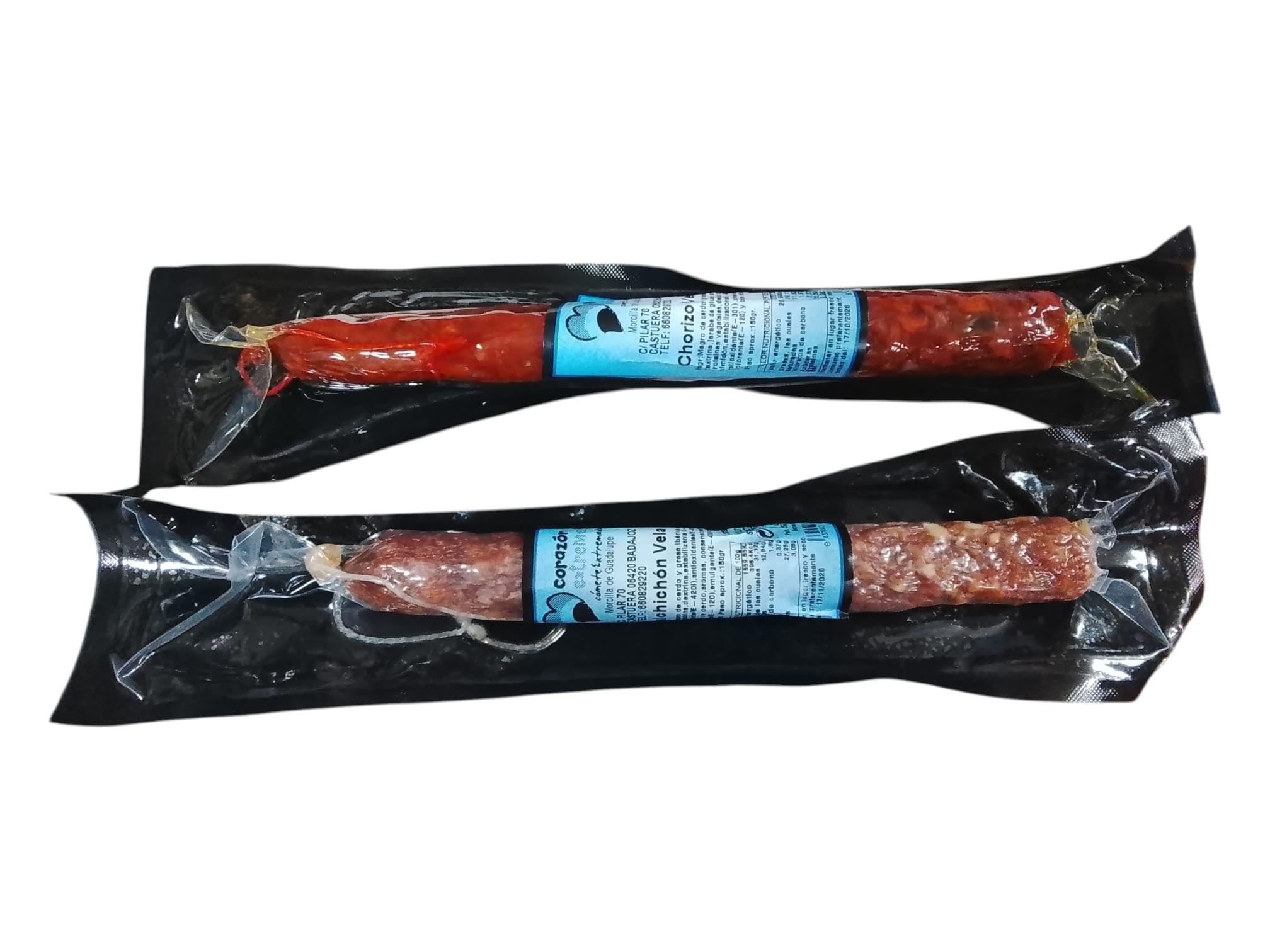 Cesta de Regalo para Navidad con Jamón Ibérico Cebo, Caña de Lomo Ibérico, Torta de la Serena, Vino Habla de la Tierra – Corazón Extremeño