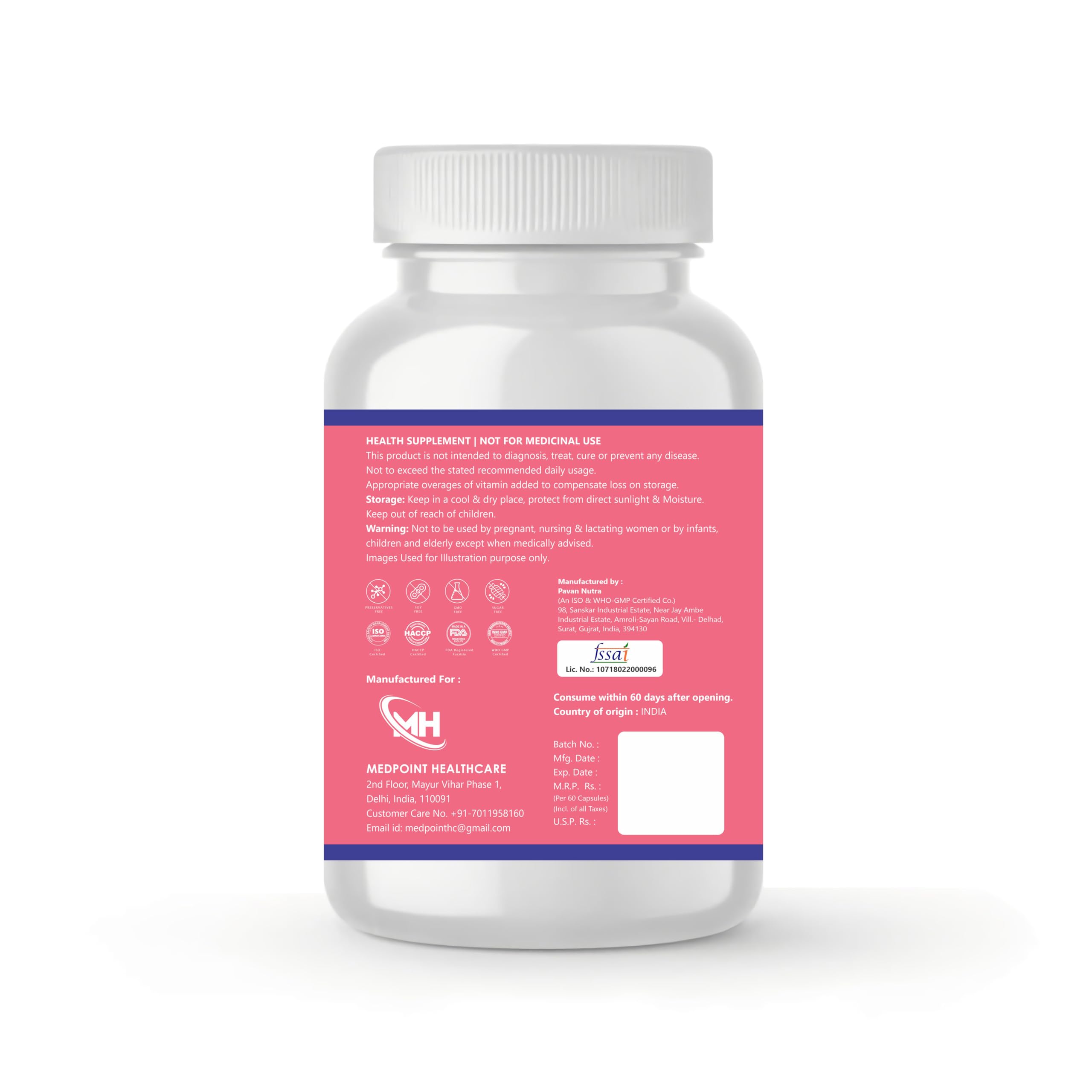 Liposomal Vitamin C 650 mg Capsules, 60 Capsules — Amazon image 3