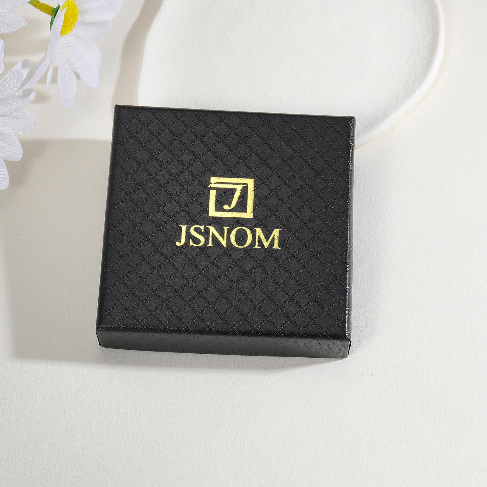 JSNOM Bracciale Uomo Pelle Intrecciata: Bracciali Vera Pelle Multistrato con Chiusura Magnetica, Gioielli Infinito Regalo per Natale San Valentino Compleanno per Uomo