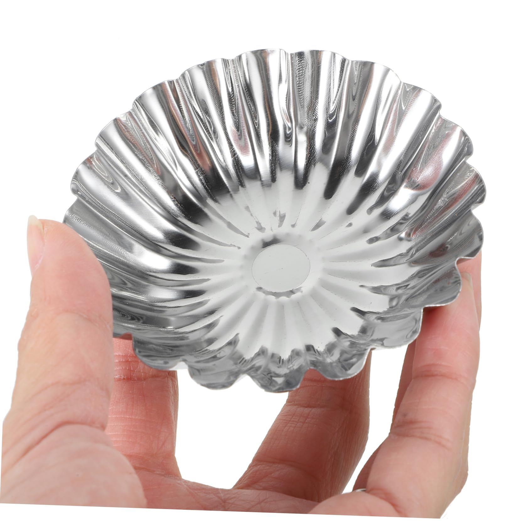 50piezas Molde Para Hornear Tartas De Inoxidable Antiadherente y Reutilizable Para Postres y Puddings Casa