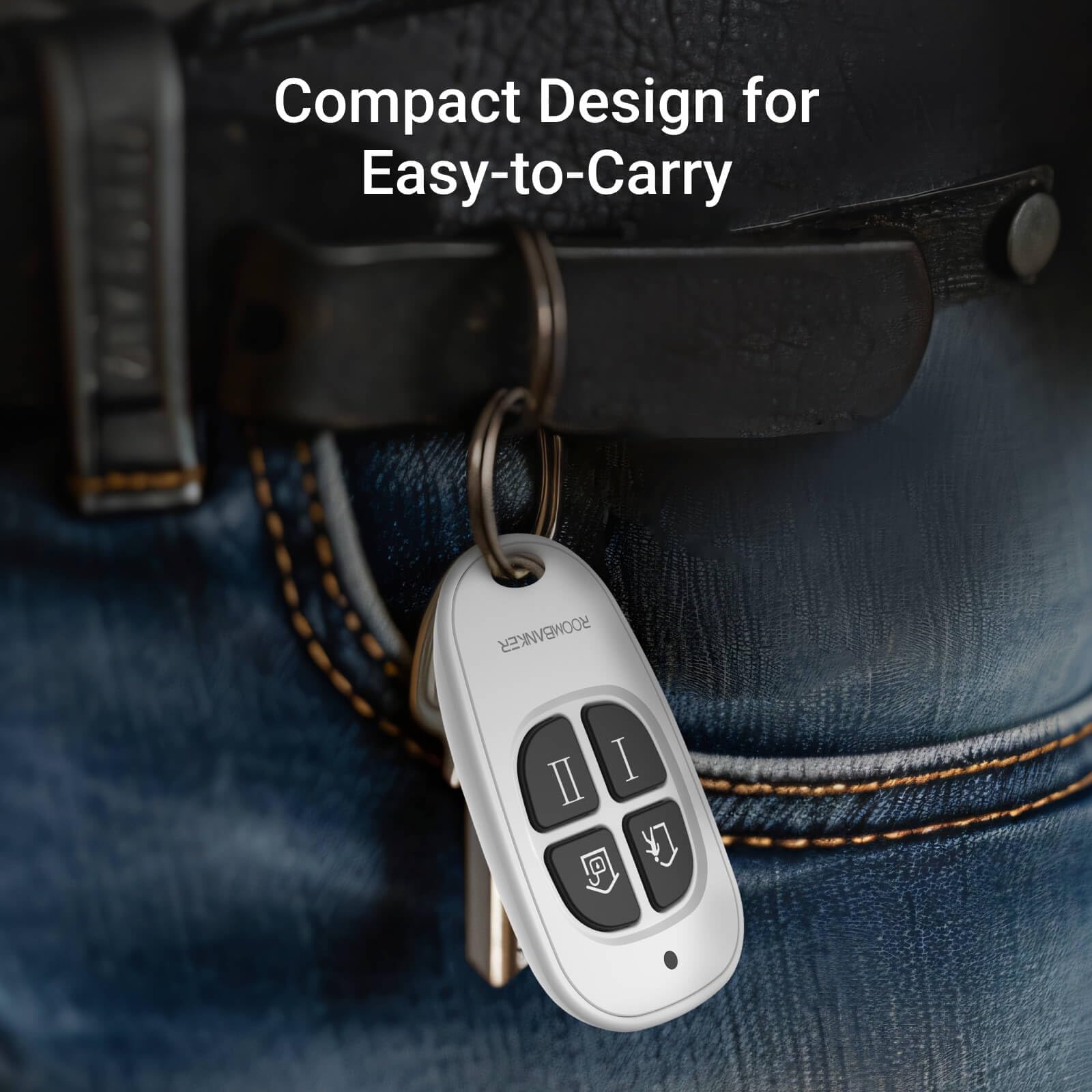 Keyfob KF1 - Soporte con un clic arming & disarming - up to 1900m two-way communication with hub