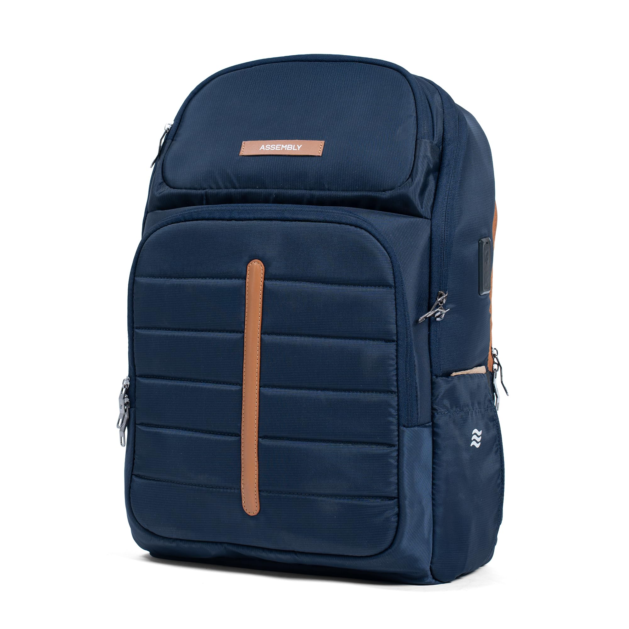 the assembly Assembly Premium Backpack Fits upto 15.6 inch Laptop for Men and Women, Travel bag for office use with USB charging port and Rain cover | Odyssey-picture-49