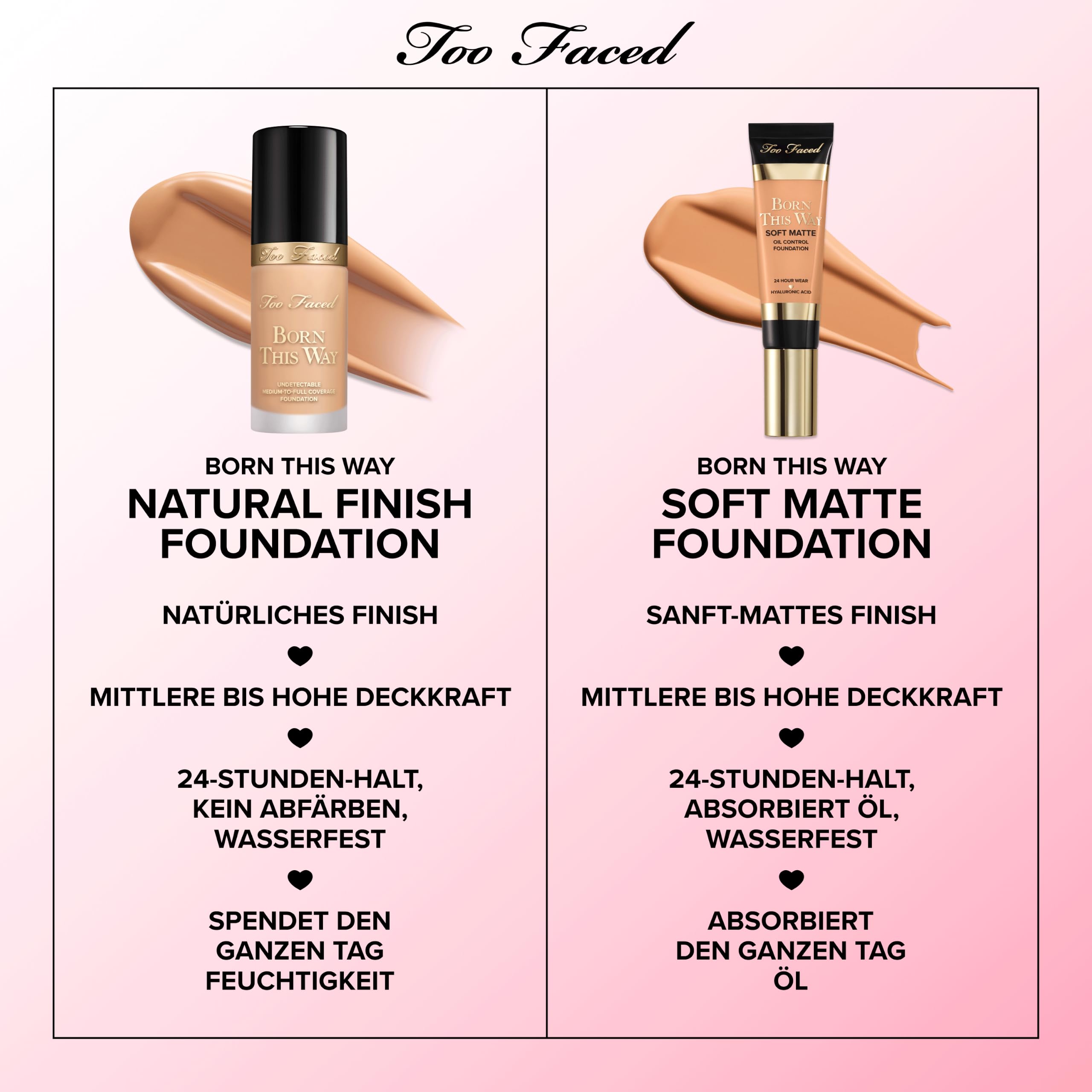 Too Faced Born This Way Natural Finish Liquid Foundation