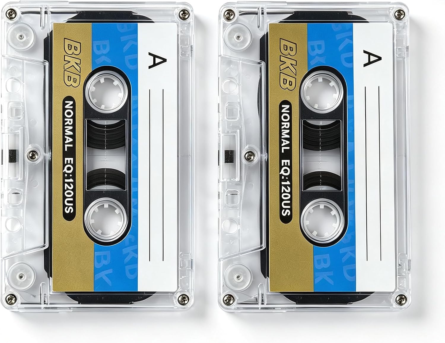 Blank Cassette Tapes, 60 Minute Recording Time, 2 Pack