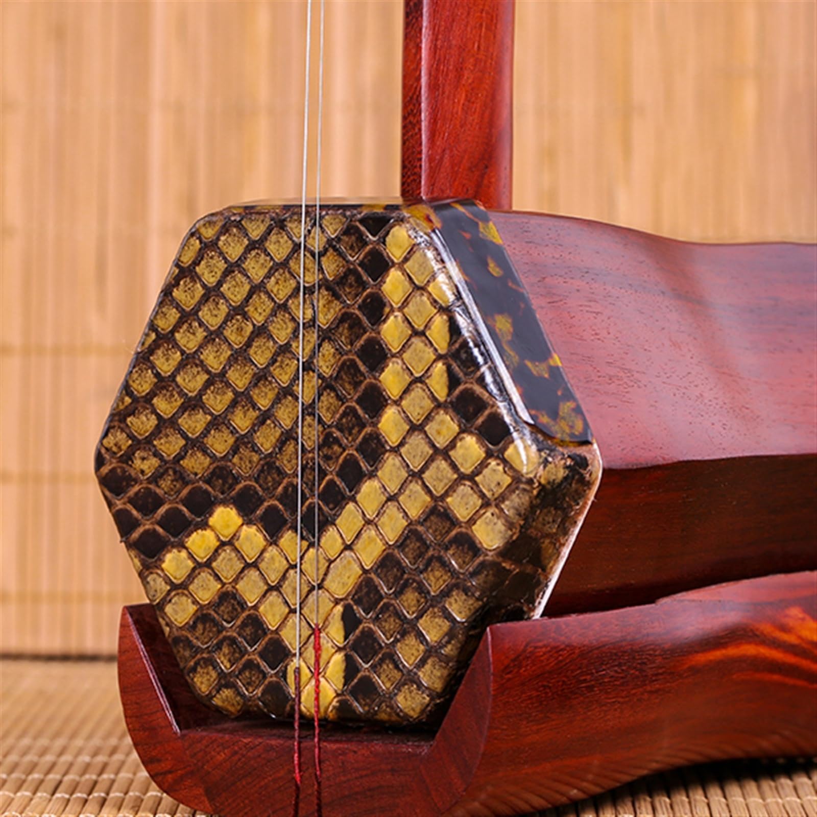 Small Leaf Rosewood Hexagonal Yuehu Erhu Chinese Traditional Suzhou Erhu With Case And Accessories Professional erhu - Image 4