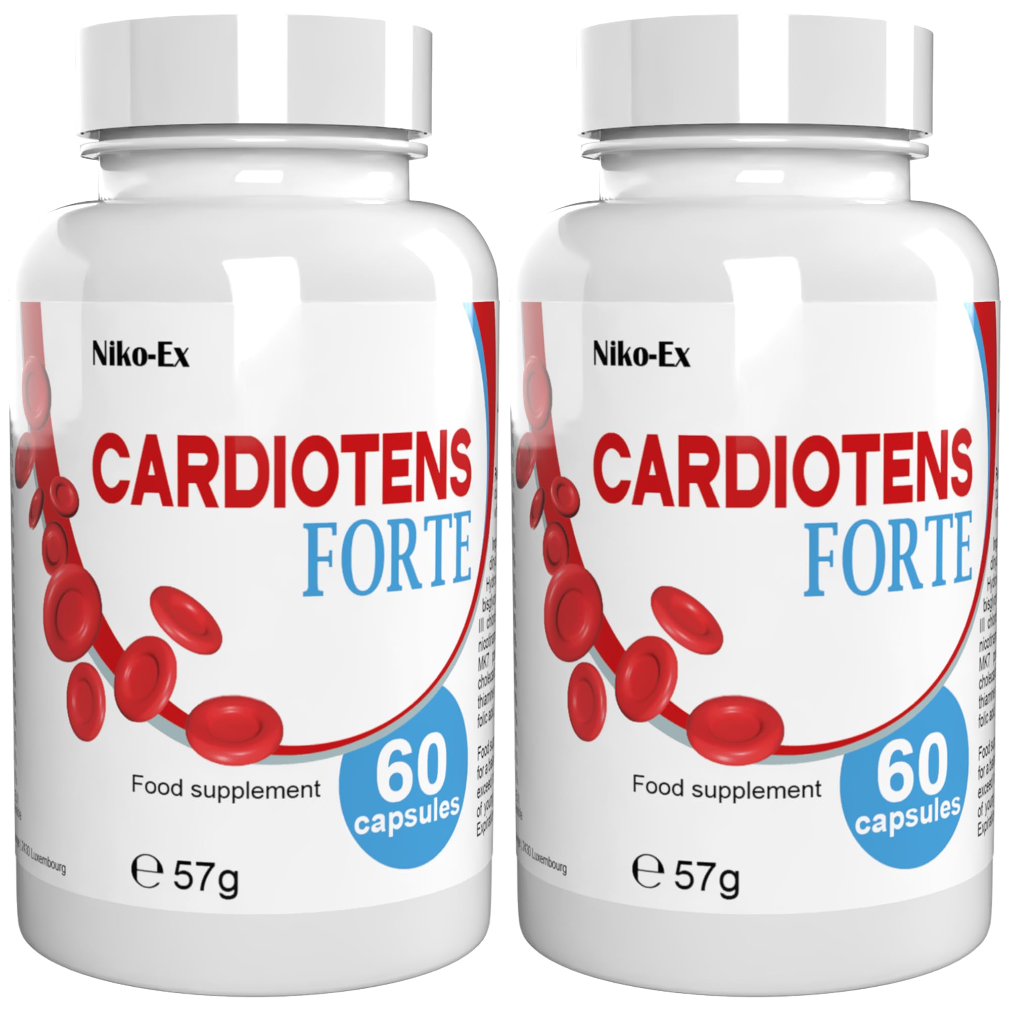 Cardiotens Forte - 120 Cápsulas (2x 60 Cápsulas), Paquete de 2
