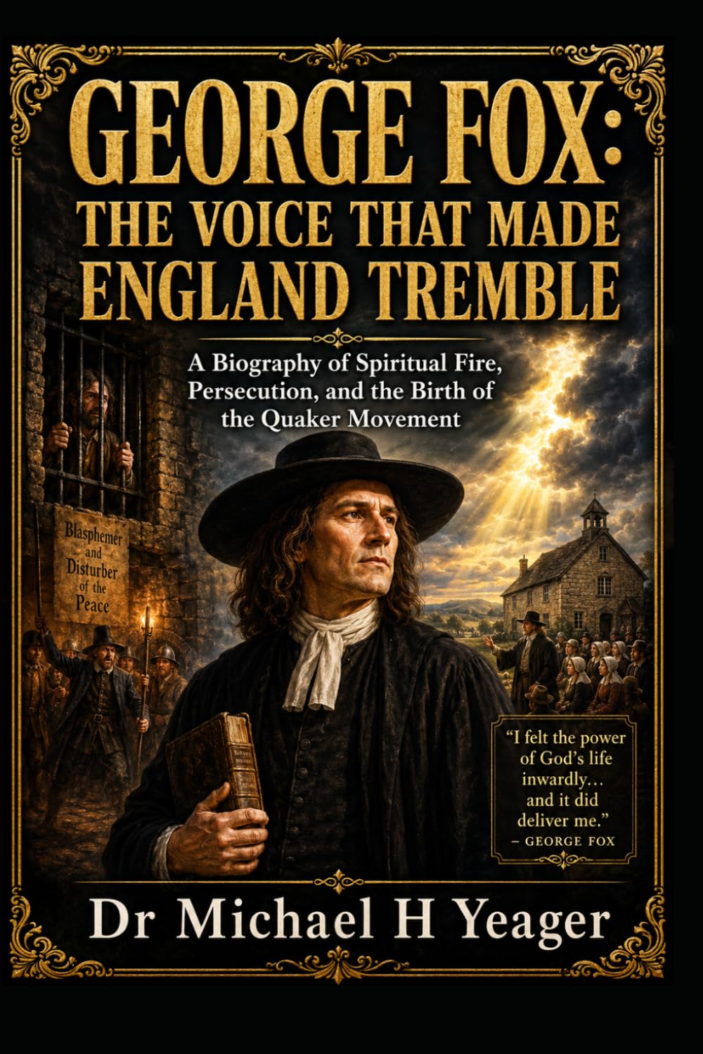 GEORGE FOX: THE VOICE THAT MADE ENGLAND TREMBLE: A Biography of Spiritual Fire, Persecution, and the Birth of the Quaker Movement