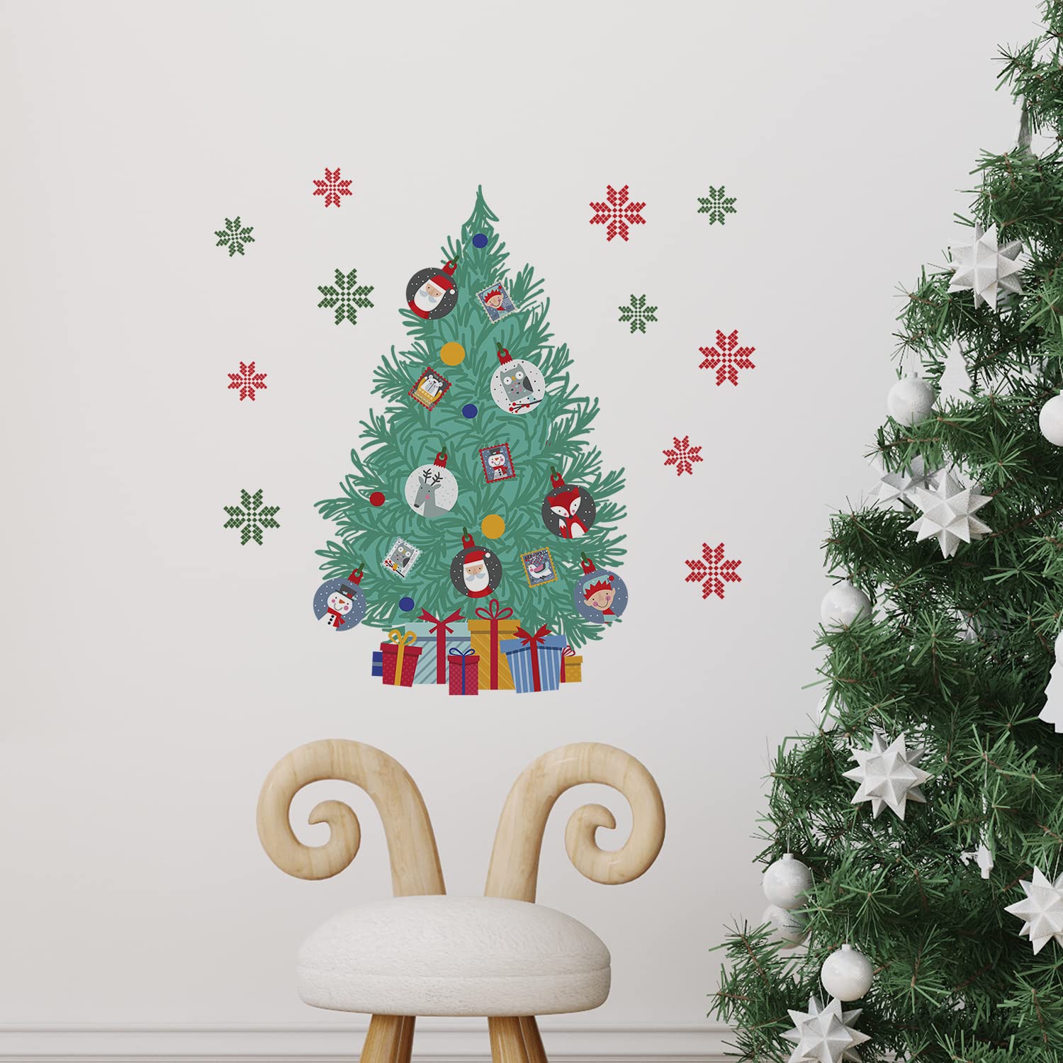 Christmas ornament wall art Clearance