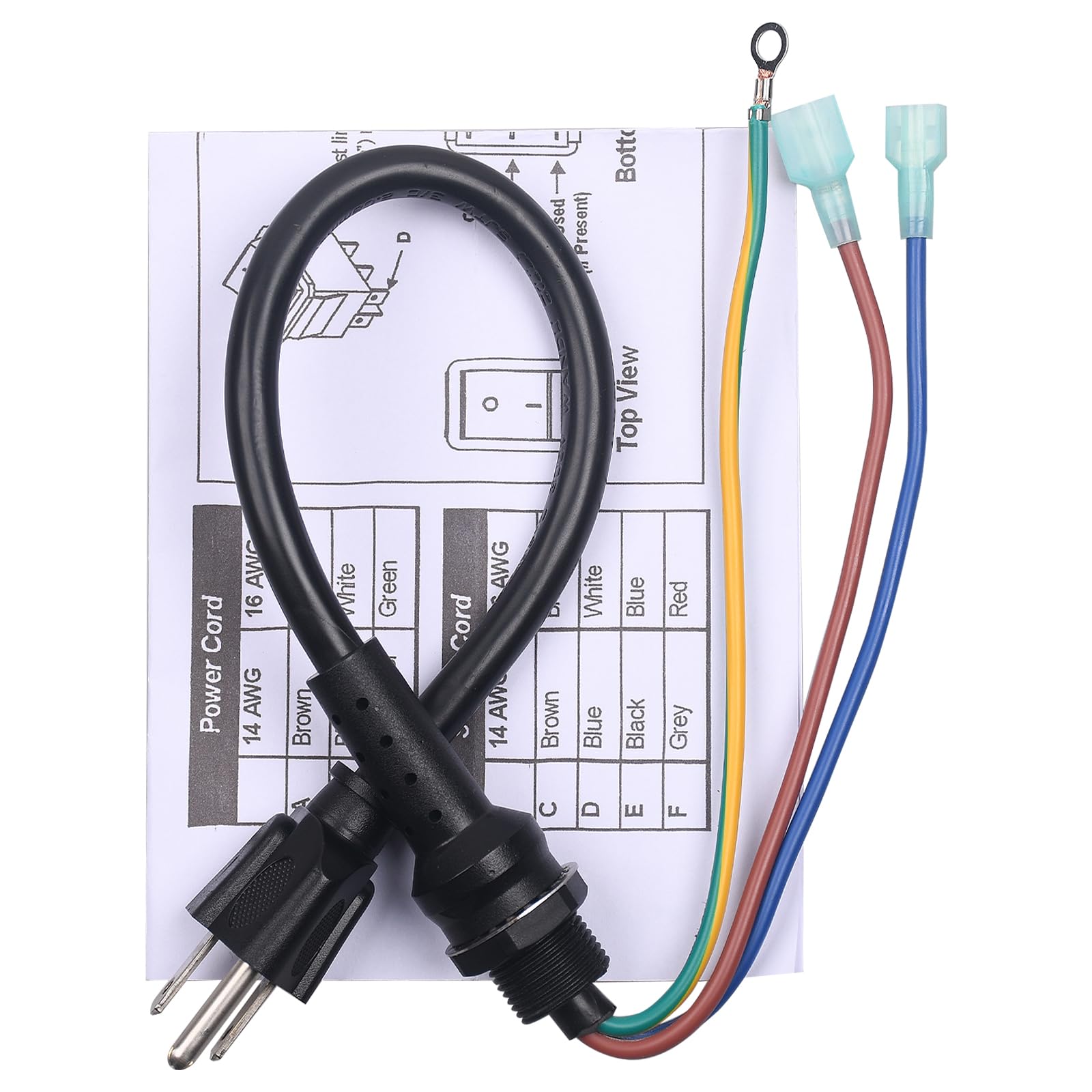 100641 Power Cord Replacement for ProTeam Backpack Commercial Vacuums
