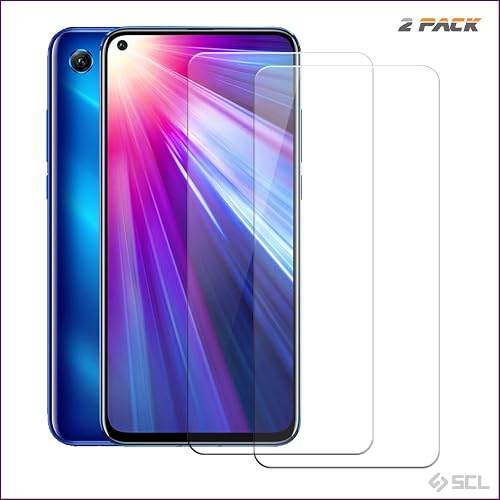 SCL Vetro Temperato per Honor View 20  Pellicola Protettiva  2-Pezzi   Durezza  2 5D Bordo Curvo  Anti-graffio  Anti-Impronta