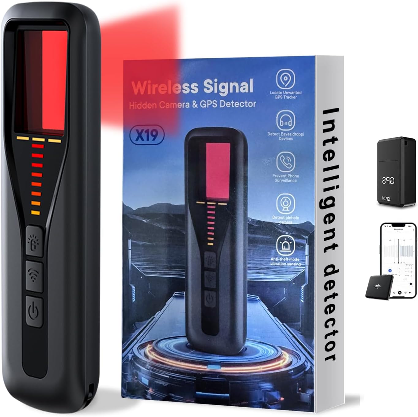 Hidden Camera Detector with 5 Sensitivity Levels