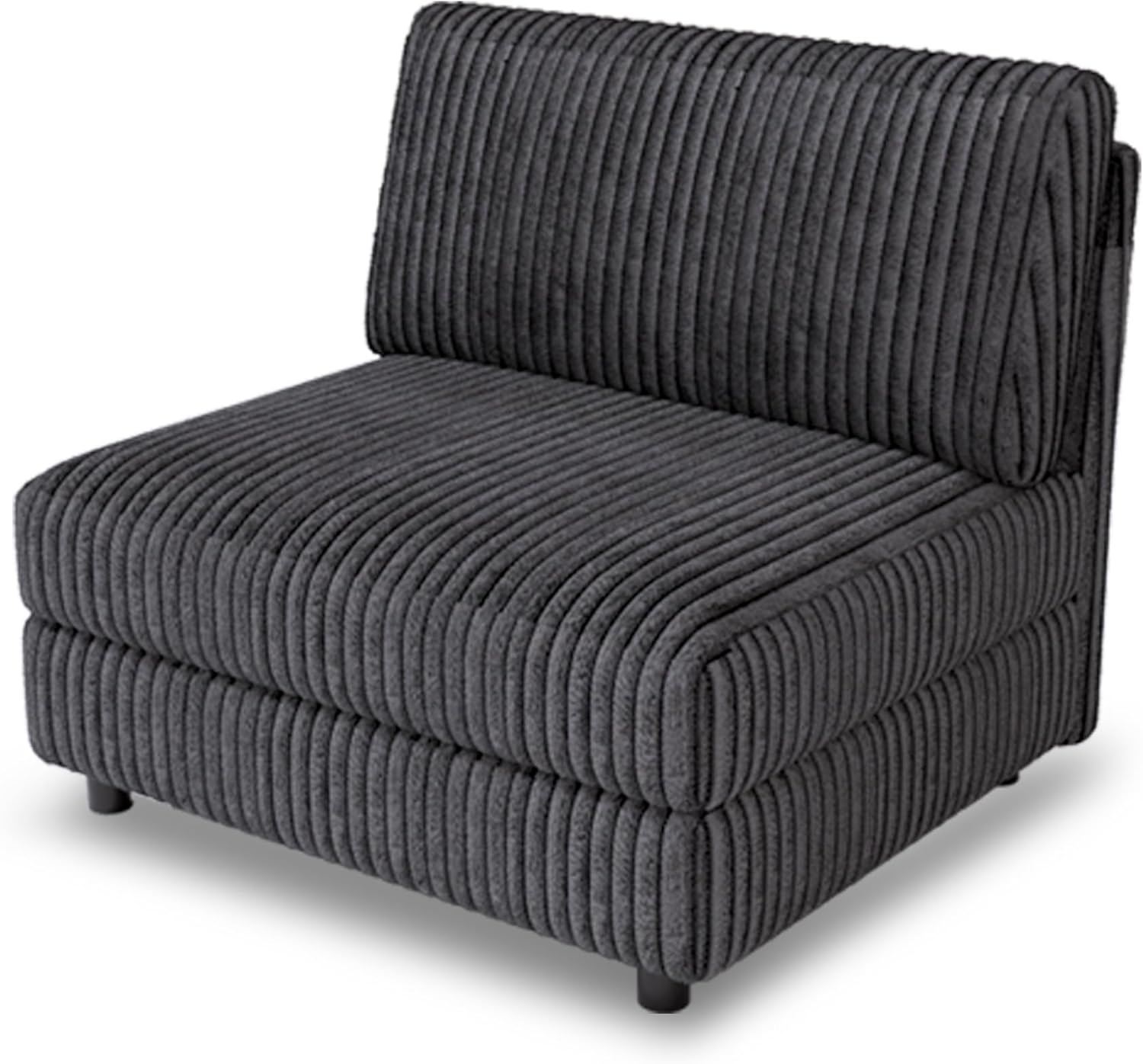 WEUP Middle Seat Module, Plush Corduroy Dark Grey