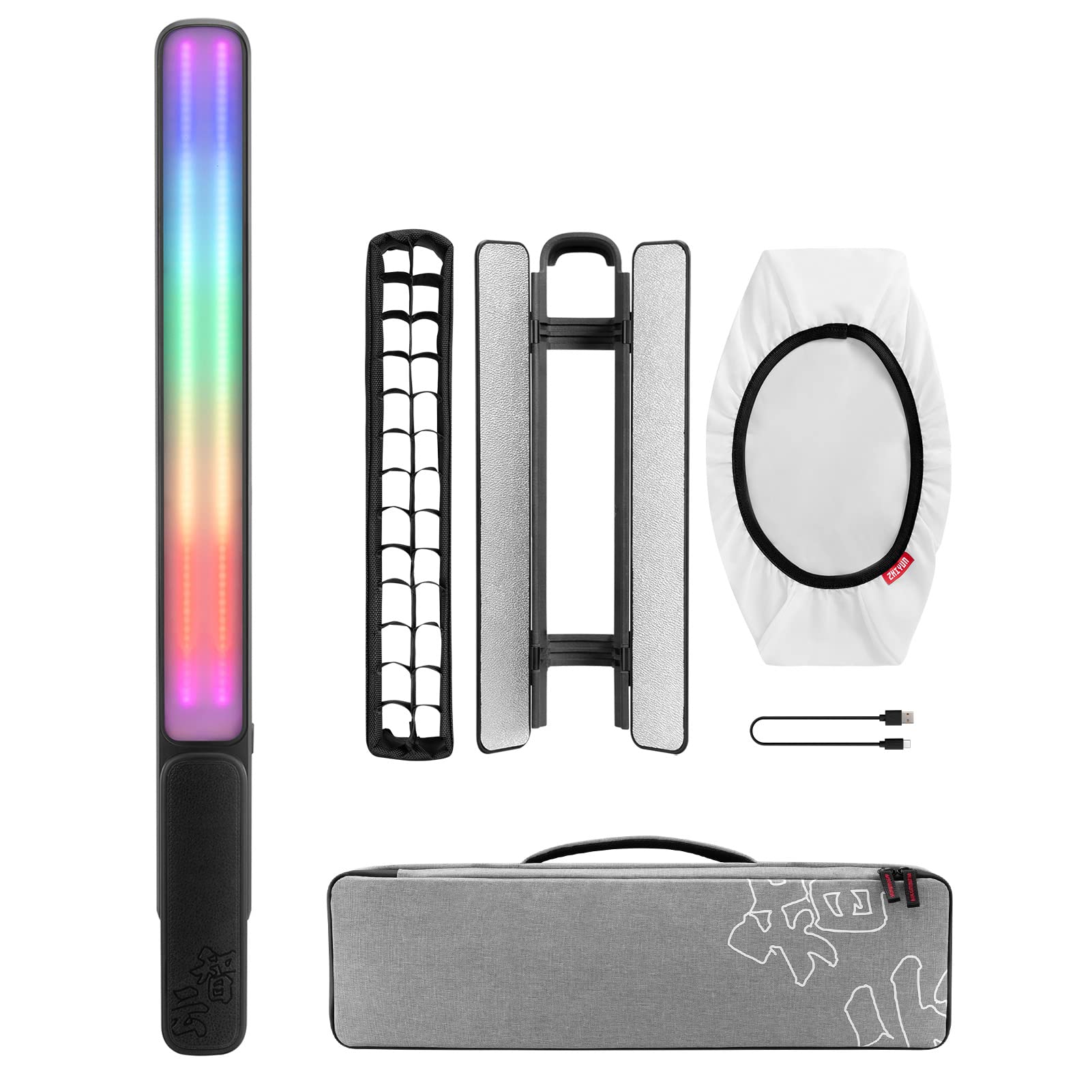 ZHIYUN FIVERAY F100-100W RGB Video Light Wand, Portable Handheld