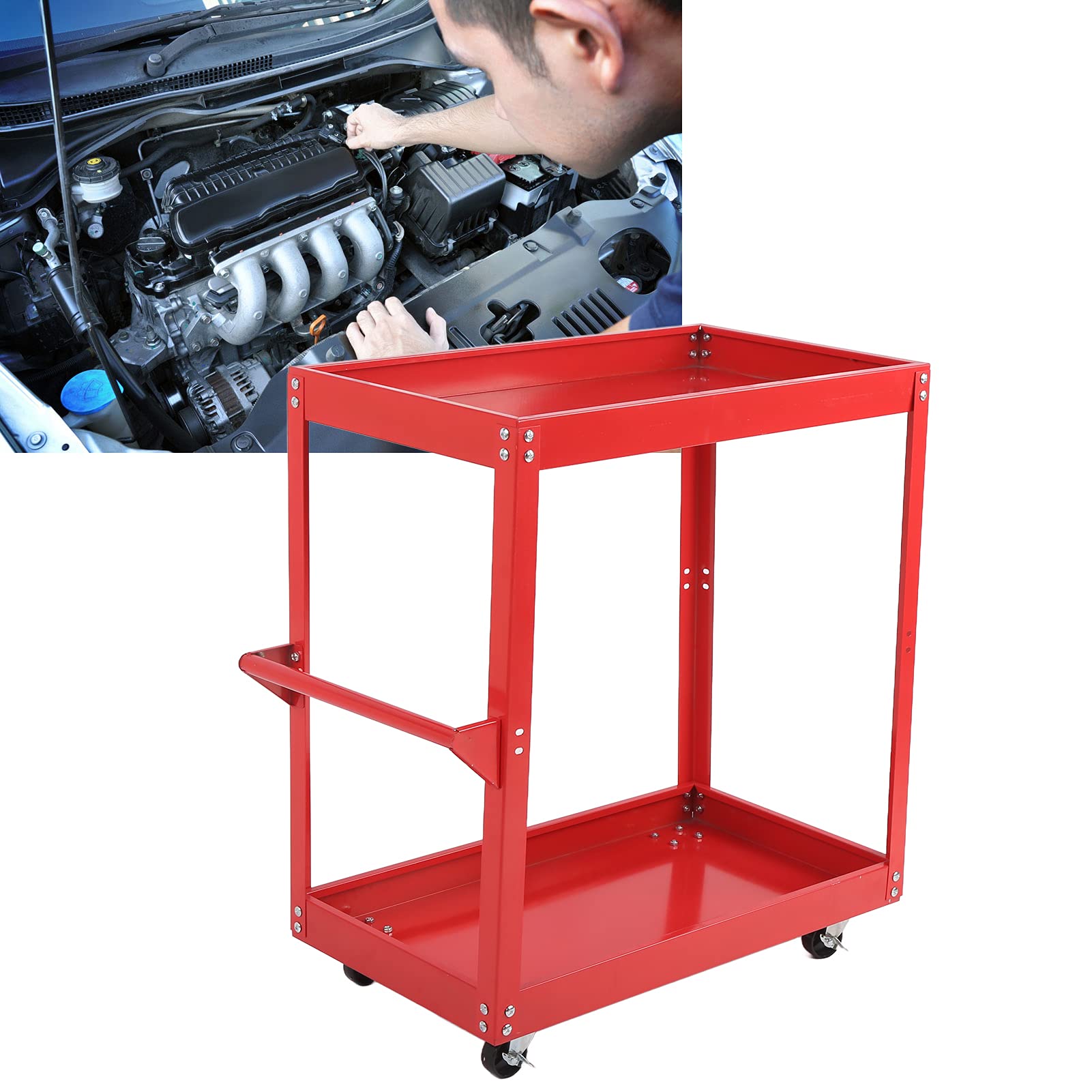 Carrello portautensili multiuso mobile arrotolabile per officine e officine, soluzione versatile e facile da spostare