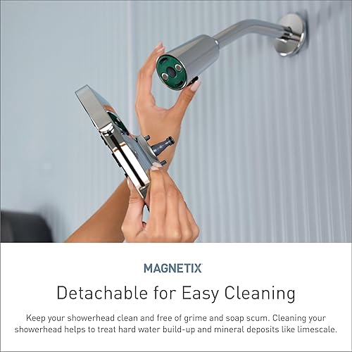 Miniatura 5 de Moen Verso 220R3EPBN - Cabezal de pulverización de níquel cepillado ajustable de 9 pulgadas de diámetro, 1.75 gpm