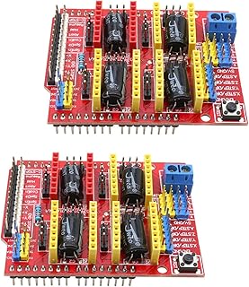 3D Printer A4988 CNC Expansion Shield Board Driver for Arduino V3 Engraver 3D Printer A4988 Driver Board, Pack of 2
