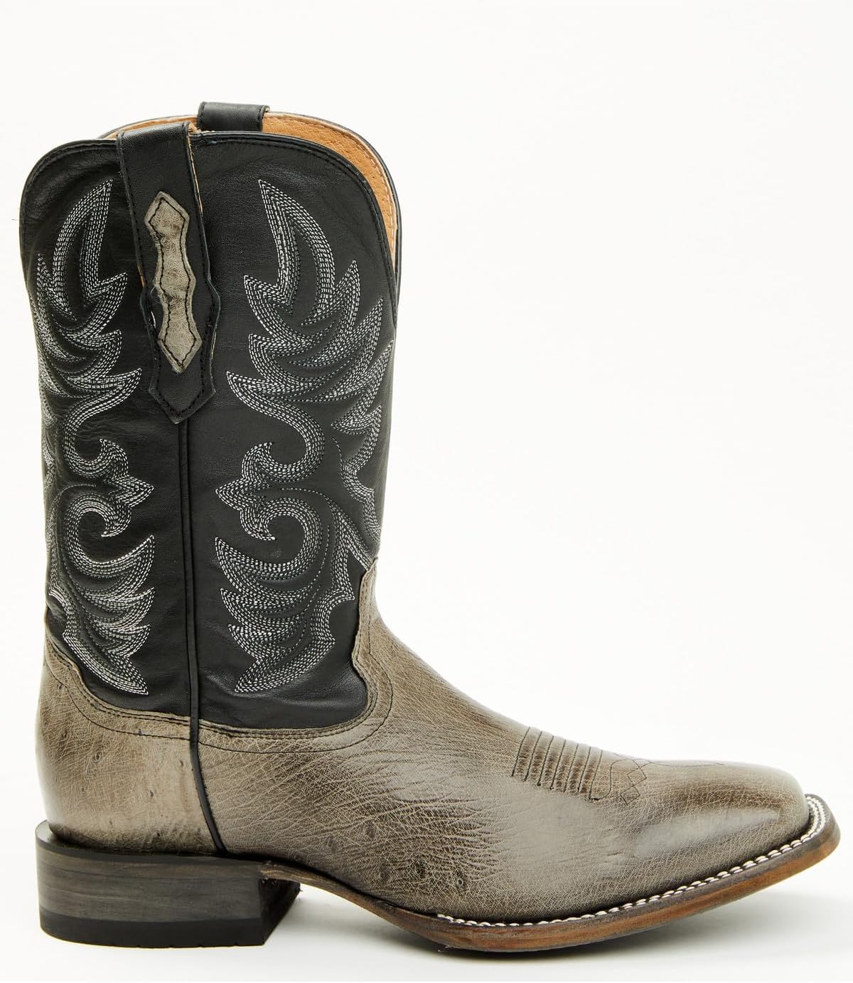Cody James Men's Exotic Ostrich Belly Western Boot Broad Square Toe - Becjasr24-63