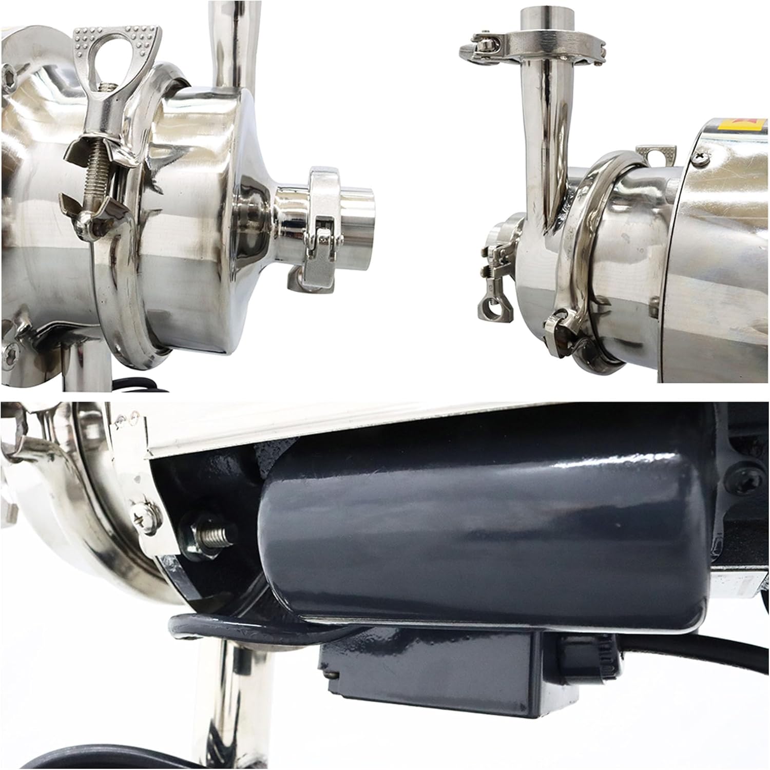 110V Stainless Steel Centrifugal Food Sanitary Beverage Pump 0.75KW 3T/H