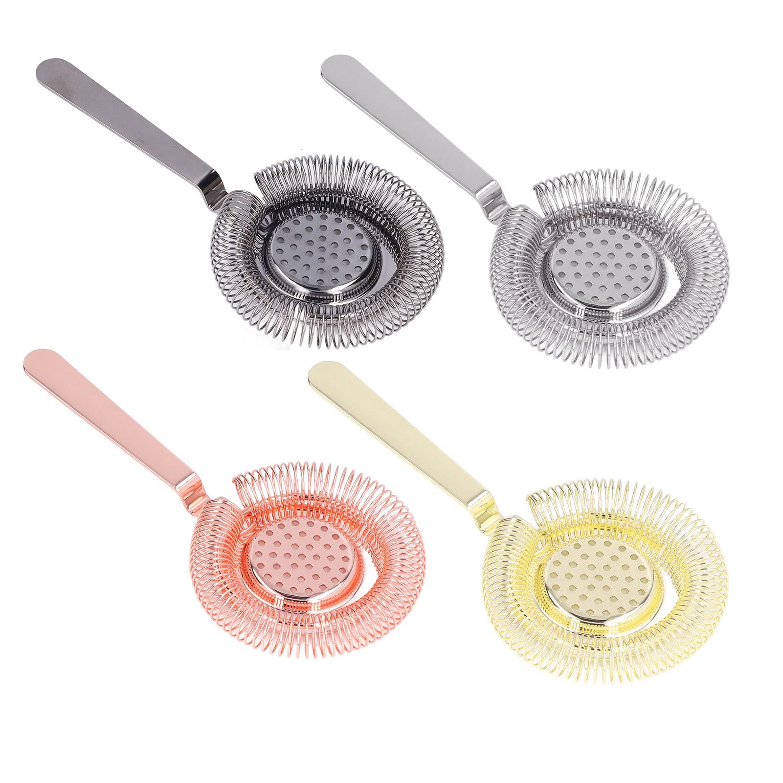 Colino da Cocktail Professionale, Filtraggio Cocktail Separatore, Colino da Bar in Acciaio Inossidabile Hawthorne Strainer per Bartending Restaurant Party