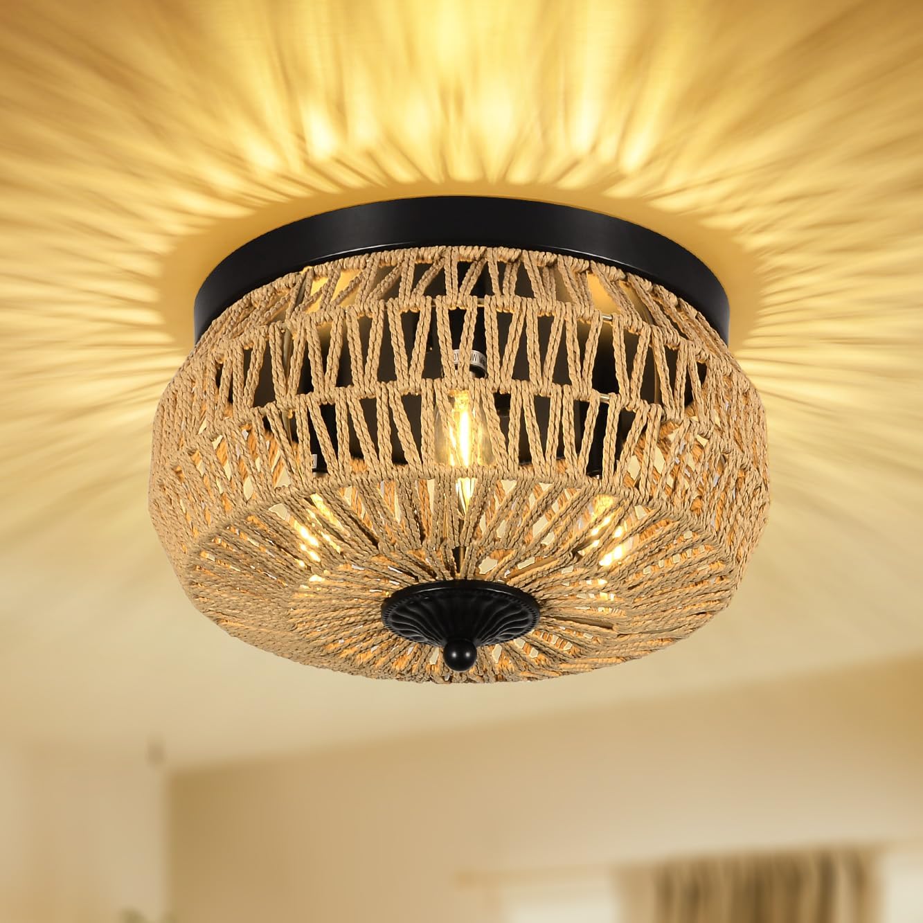 Boho Lampe Wohnzimmer