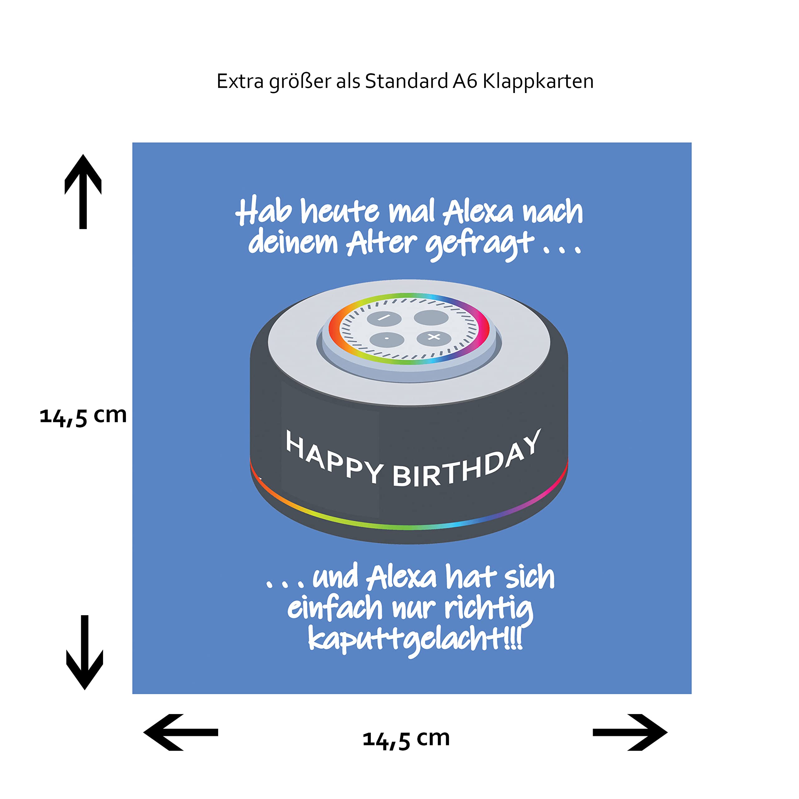 Lustige Geburtstagskarte Zum 55. – Mit Waschsymbol-Design | DIN A6, Inkl. Umschlag