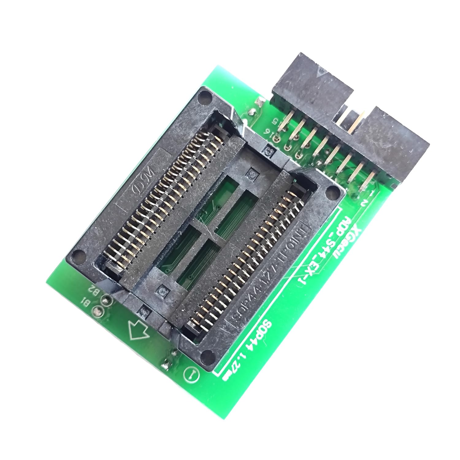 XGecu SOP44 Adaptador 1,27 mm ADP_S44_EX-1/ para PSOP44/SOP44/SOIC44 ICS Socket Only use on T48 (TL866-3G) Programmer