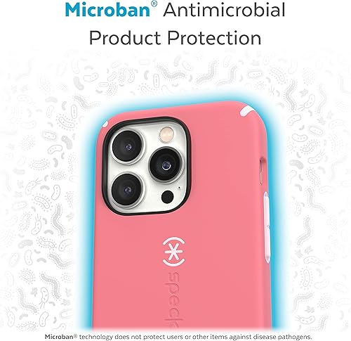 Miniatura 8 de Speck Funda para iPhone 14 Pro, diseñada para MagSafe, funda delgada con protección contra caídas, resistente a los arañazos, suave al tacto para