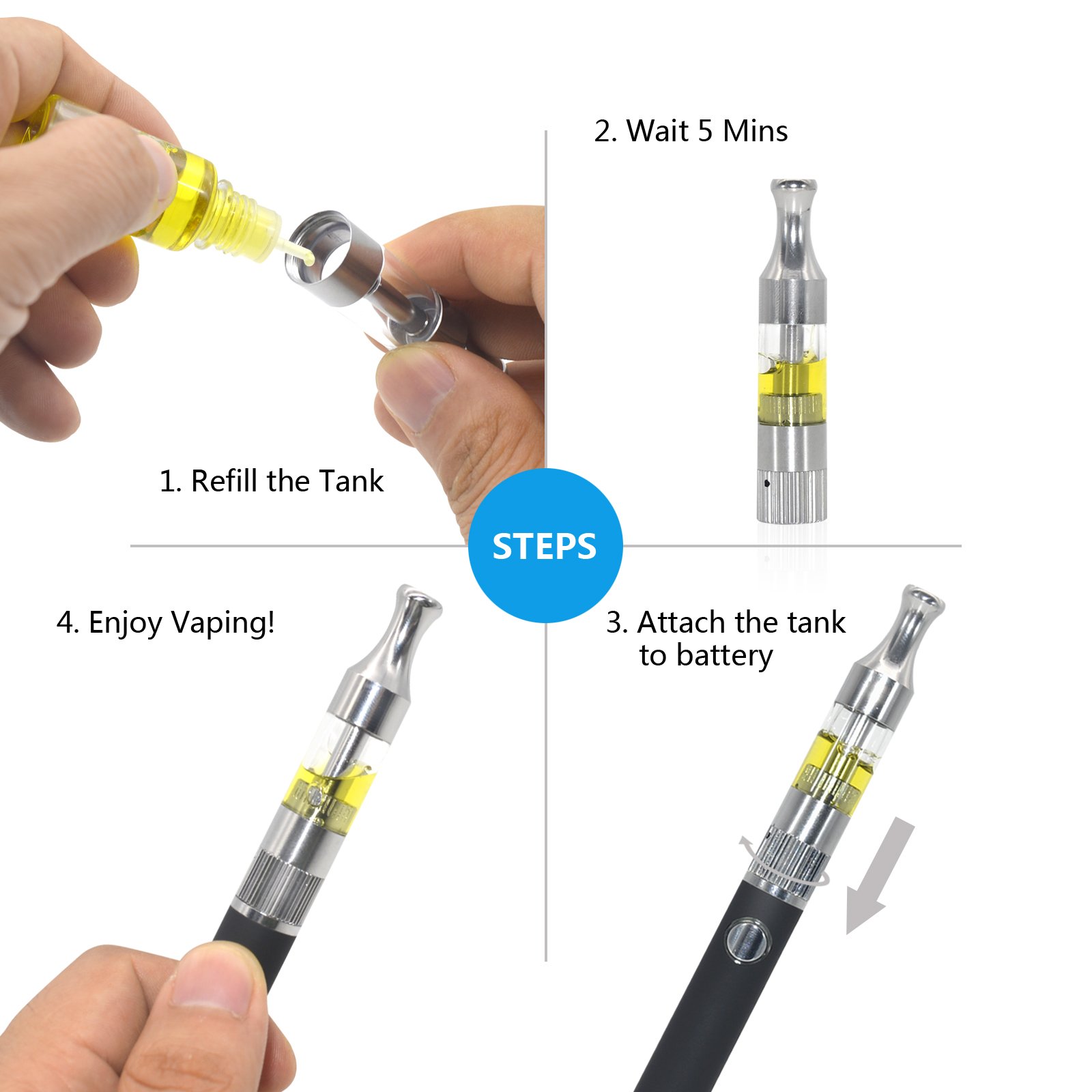 CBD öl Vaporizer - NEREUS Hanföl vape