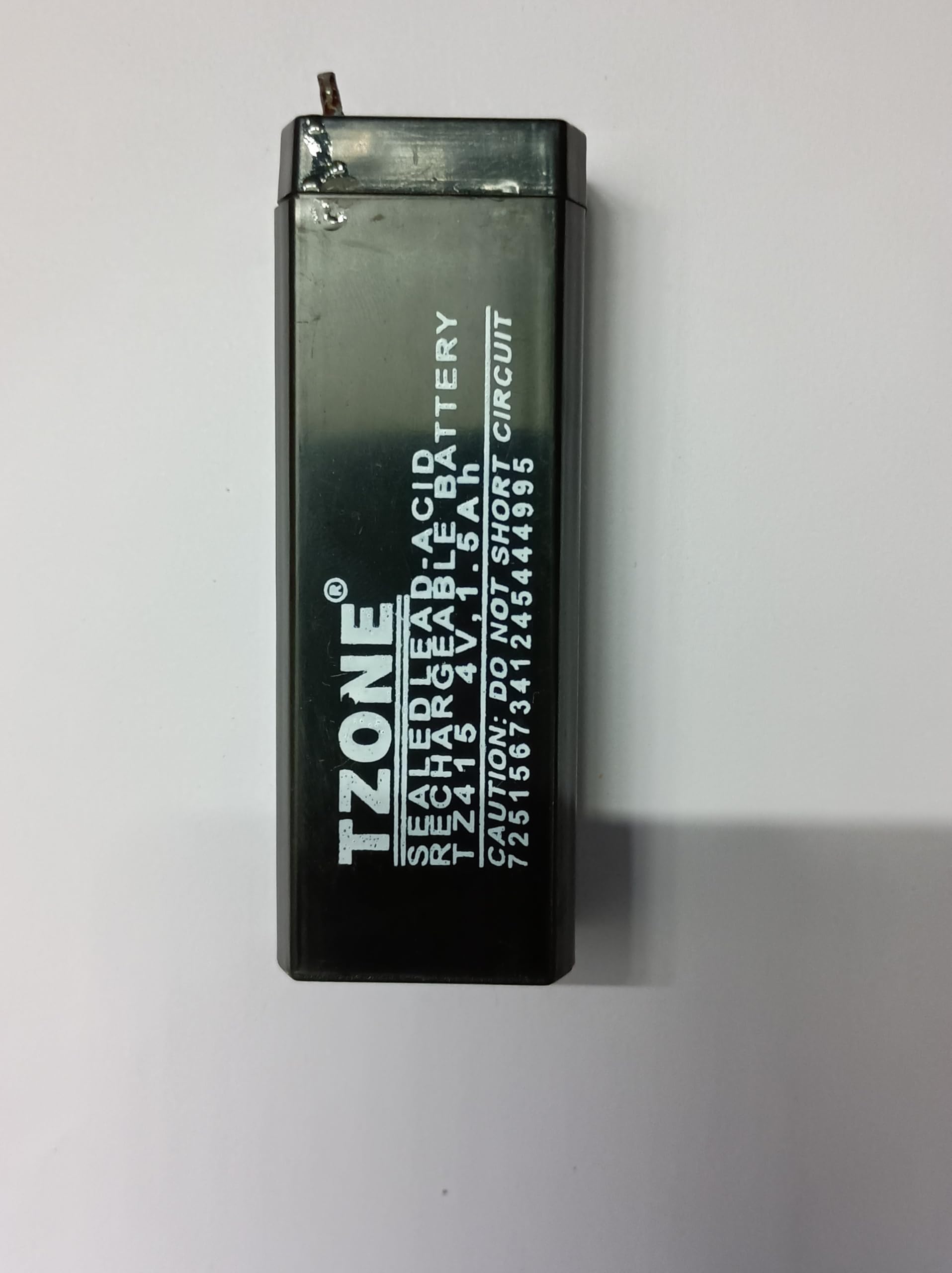 Sealed Lead Acid Rechargeable Battery 4V (Pack of 1) Select (0.4Ah, 0.5Ah, 1Ah, 1.5Ah, 2Ah) Ampere-Hour Size- (1.5Ah)-image-3
