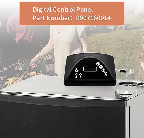 Miniatura 6 de Panel de control digital, piezas de repuesto Masterbuild, compatible con Masterbuilt MB200713172007111721071218 y más MB modelos de ahumador