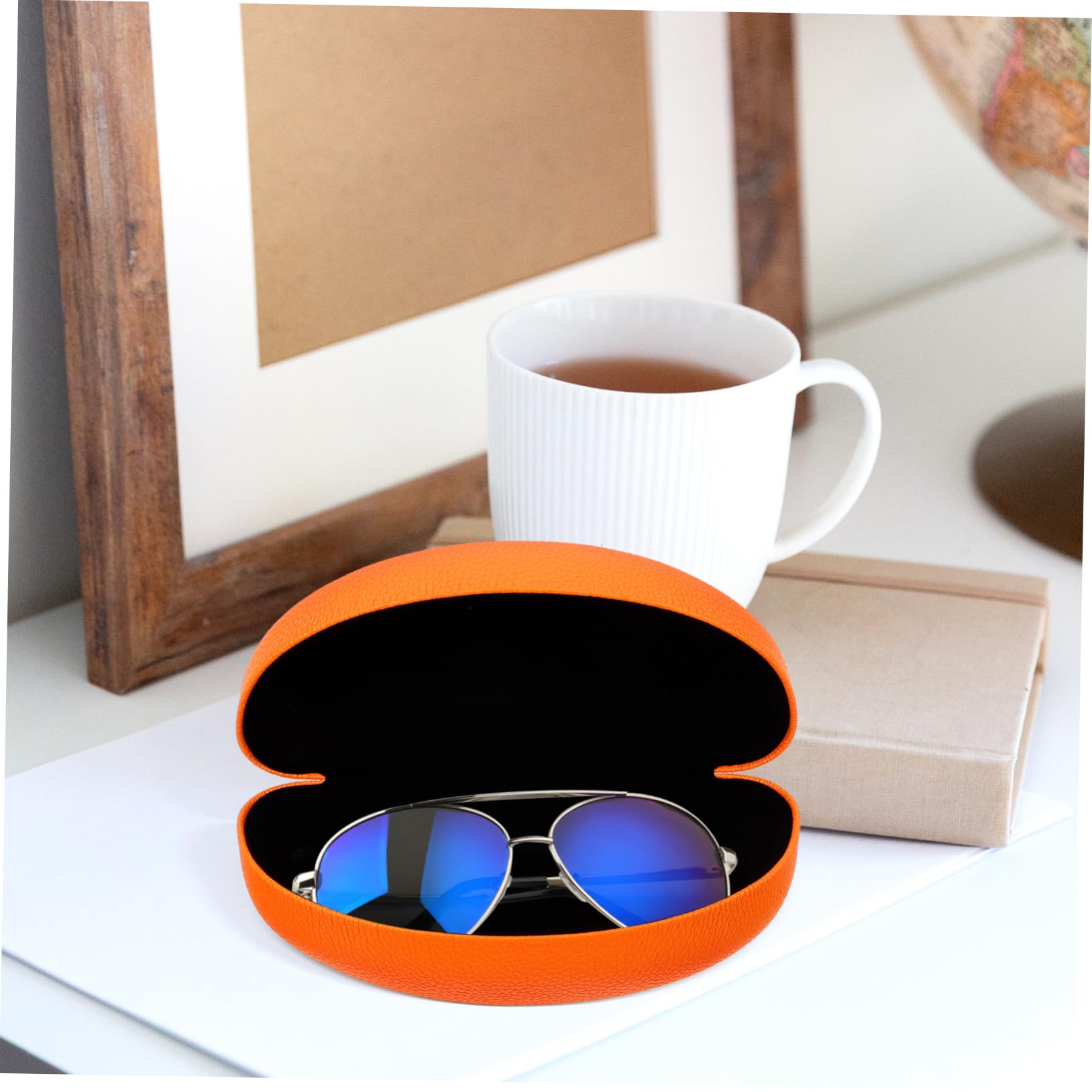 Healeved 8piezas Estuche Rígido Para Gafas De Sol y Lectura Protector Portátil De Alta Durabilidad Organizador De Lentes Para Viajes y Uso Diario