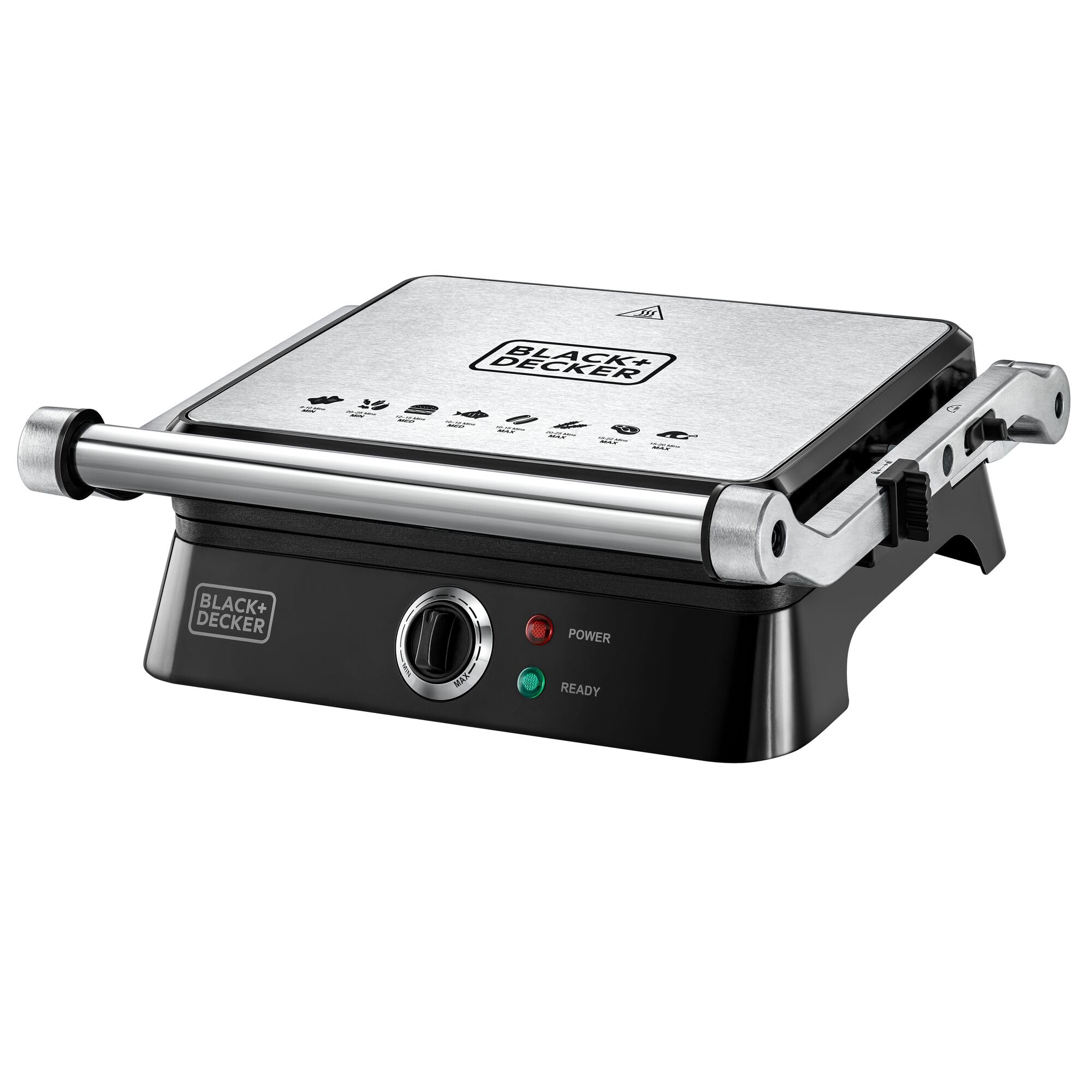 Black & Decker 1400W Contact Grill With Full Flat Grill For Barbecue CG1400-B5