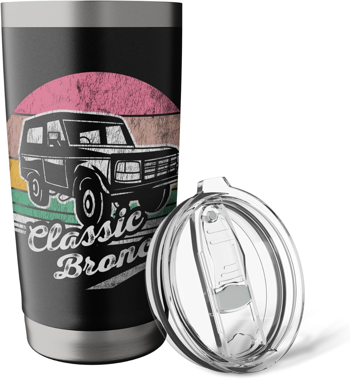 Classic Bronco Offroad Adventure Nostalgia Stainless Steel Insulated Tumbler image 5