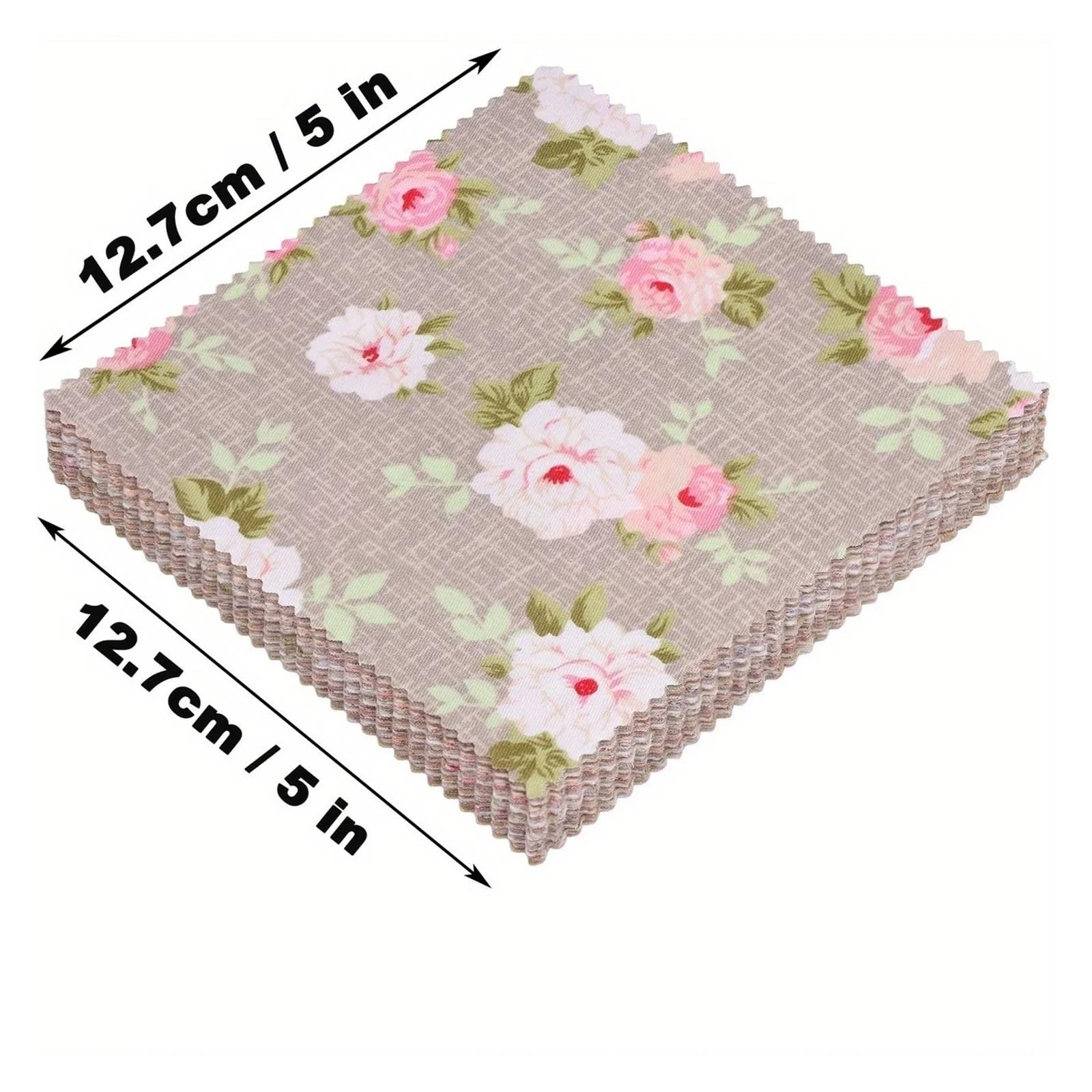 Stoffreste Zum Basteln 42-teiliges Quiltstoff-Charm-Paket