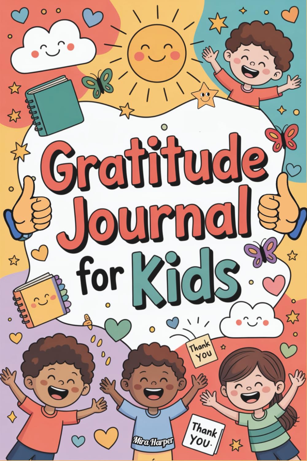 Gratitude Journal for Kids: Cultivate a Growth Mindset Through Daily Prompts, Uplifting Affirmations and Themed Weekly Activities for Kids Ages 6-12