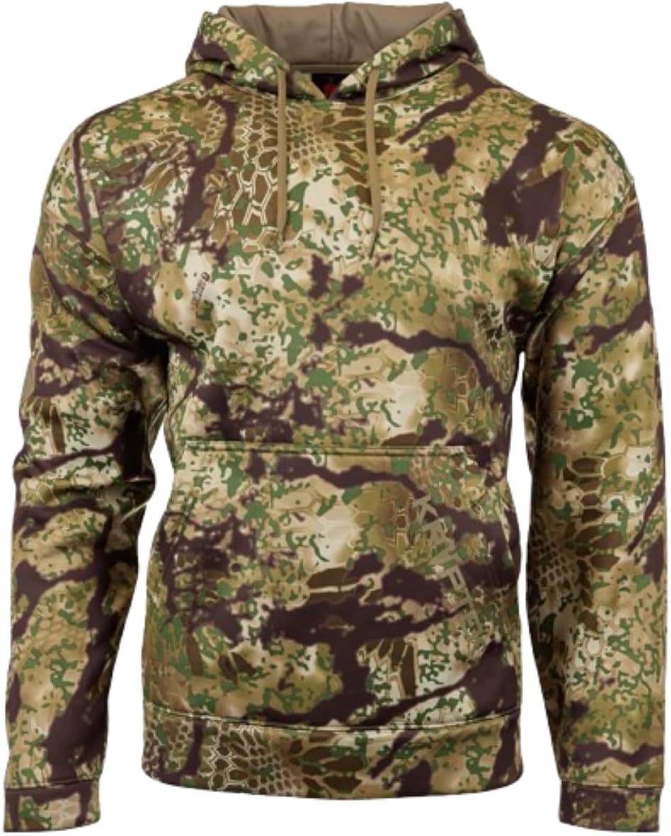 Kryptek Tartaros Hoodie for Men - Performance Athletic Hoodie with Advanced Camouflage Design, Lightweight & Comfortable Fit