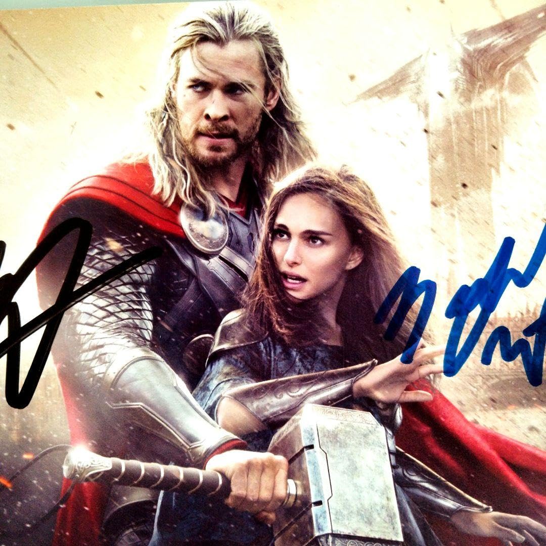 Amazon.co.jp: クリスヘムズワーズとナタリーポートマン直筆サイン入り