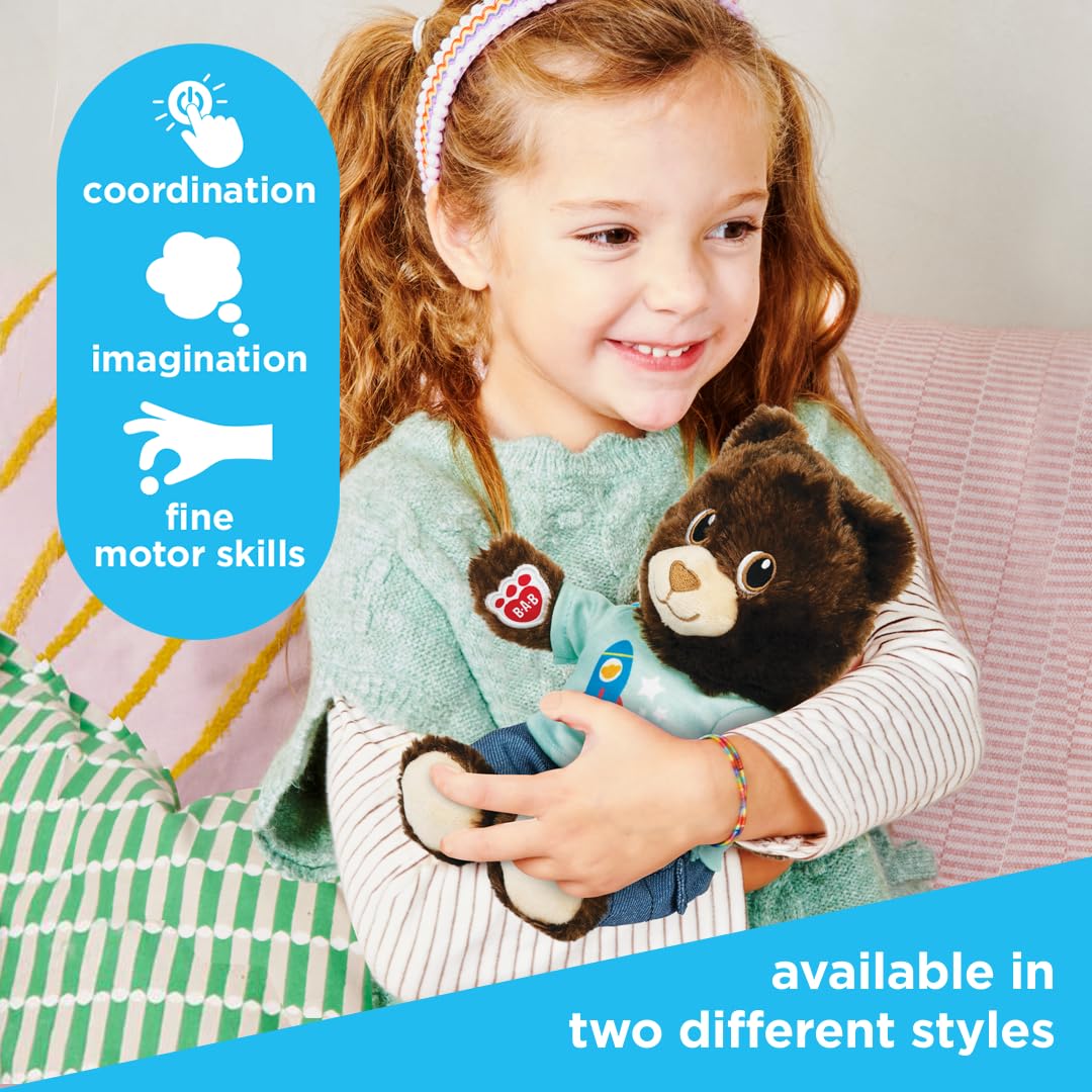 Casdon Build-A-Bear Workshop Furtastic Toy Bear & Outfit Assortment, Style 2 Rocket, 16 inches - Image 3