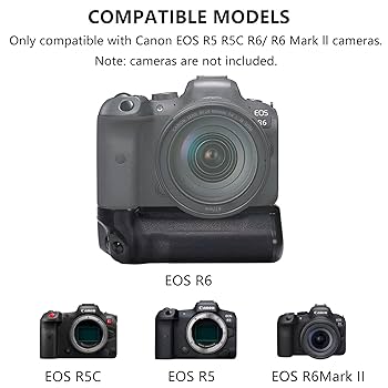 EOS R6 Mark 2 （BG-R10）付き Amazon.com : R5/R6 Battery Grip BG-R10 Compatible with Canon